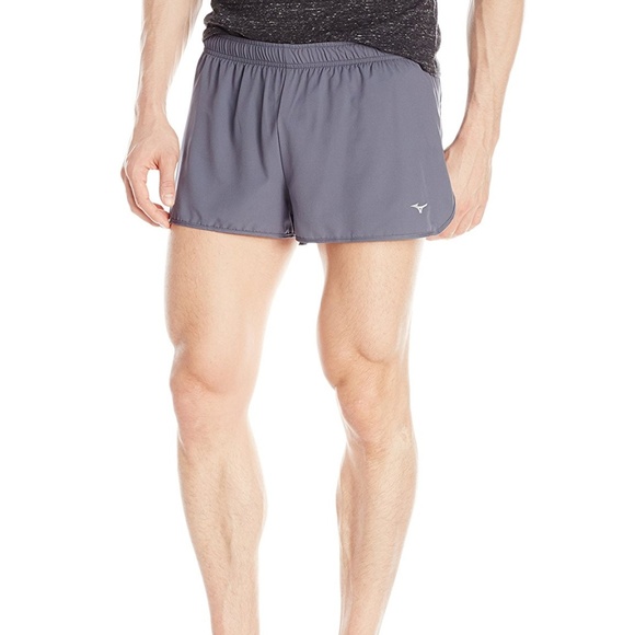 mizuno split running shorts
